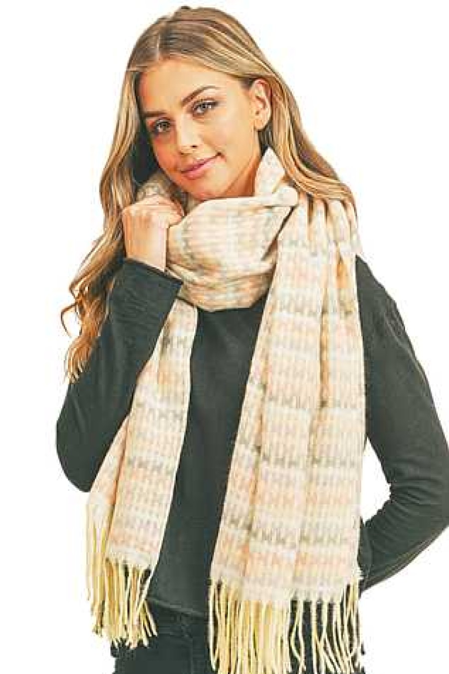 Accessories Wona Trading | Cozy Dreams Stitch Scarf