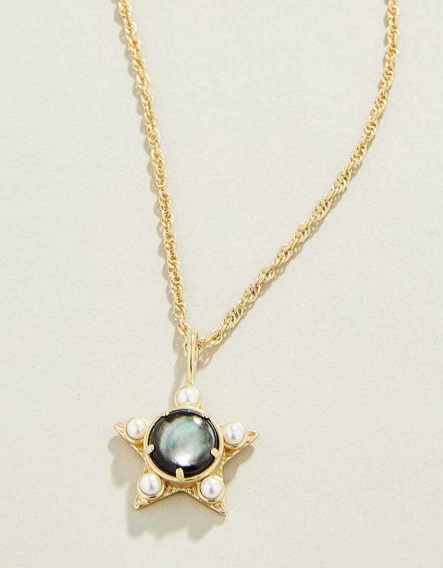 Jewelry Spartina 449 | Star Necklace In Grey Mother Of Pearl