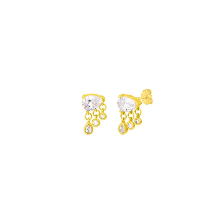 Jewelry F.Y.B. | Taylor Studs - Gold