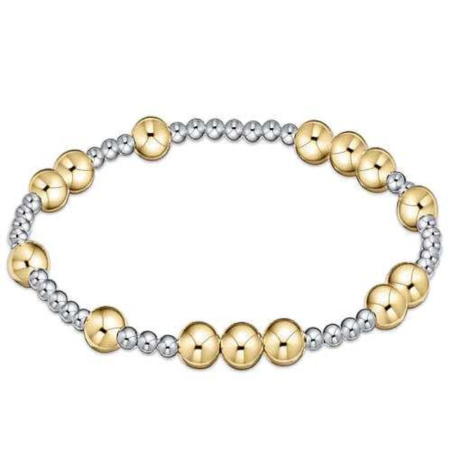 Jewelry E. Newton | Enewton Hope Unwritten 6Mm Bead Bracelet - Mixed Metal