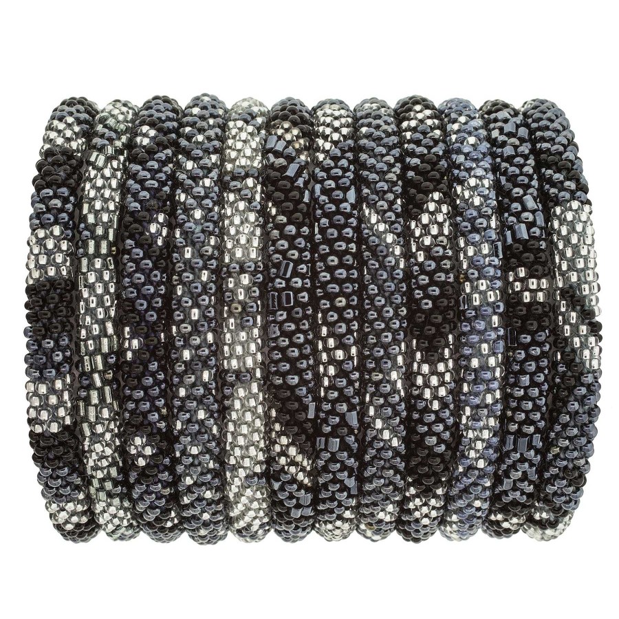 Jewelry Aid Through Trade | Roll-On Bracelet - Slate