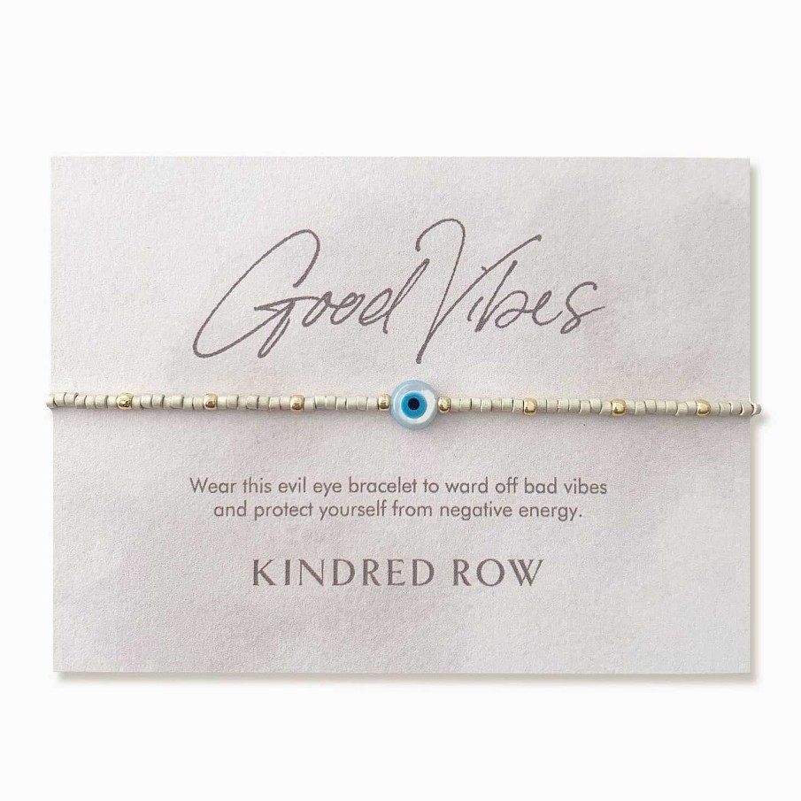 Jewelry Kindred Row | Evil Eye Beaded Bracelet