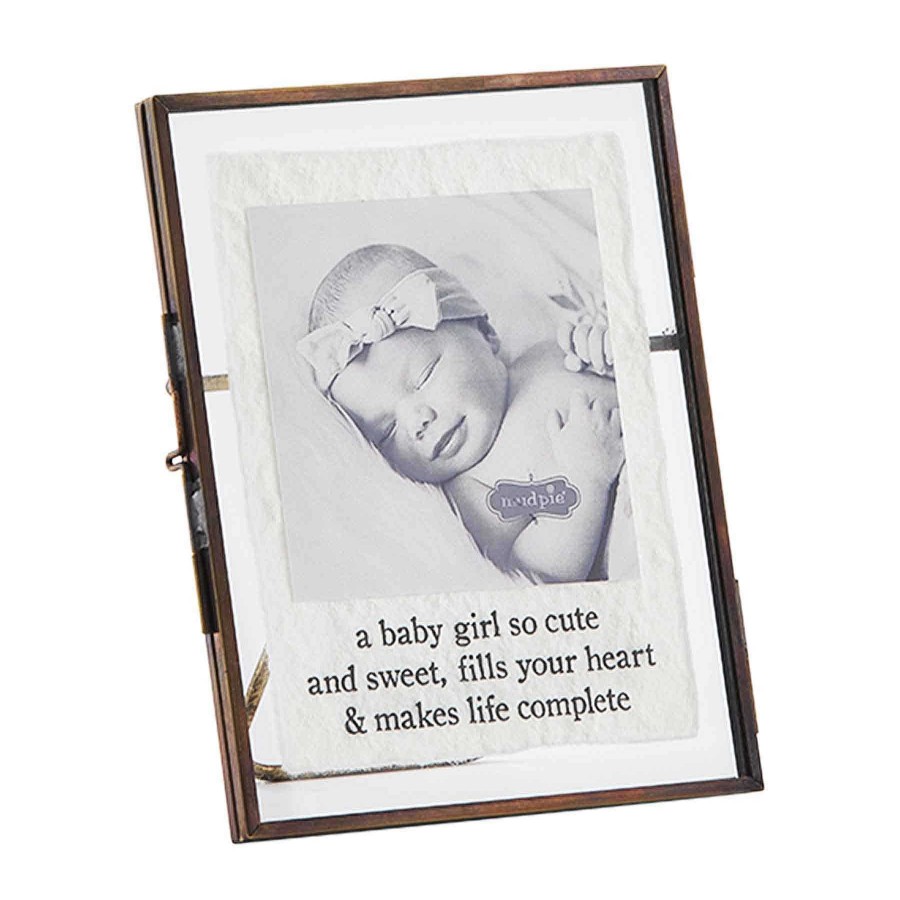 Home & Gifts Mudpie | Baby Girl Glass Picture Frame