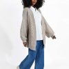 Apparel Molly Bracken | Iconic Cable Knit Cardigan