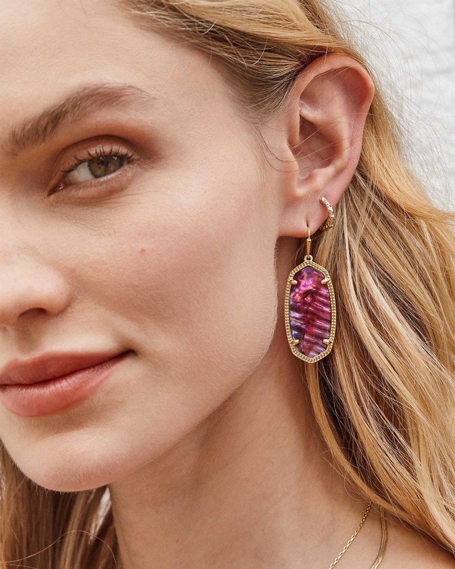 Jewelry Kendra Scott | Elle Earrings In Light Burgundy