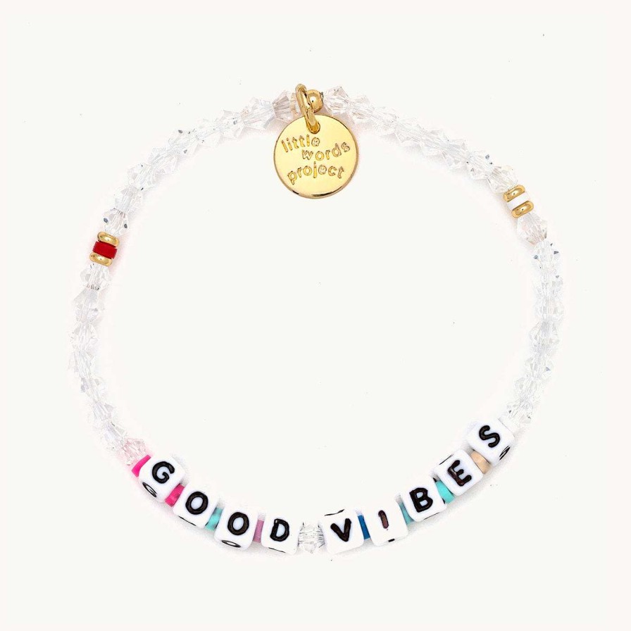 Jewelry Little Words Project | Little Words Project Good Vibes Bracelet