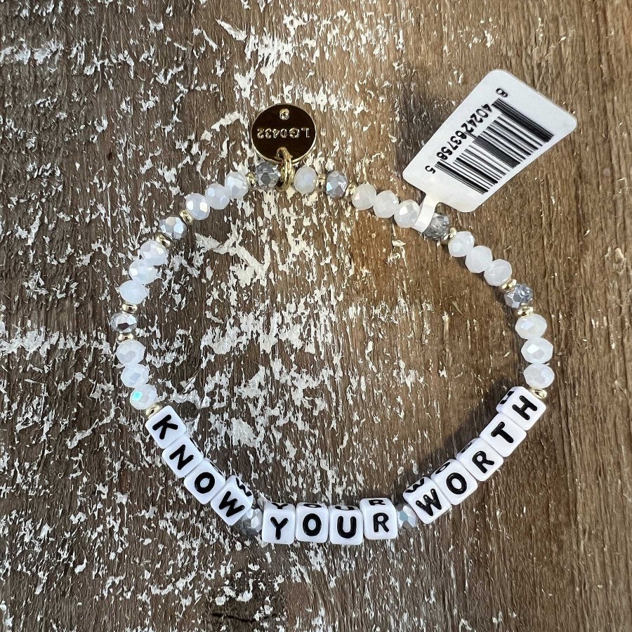 Jewelry Little Words Project | Little Words Project Know Your Worth Bracelet