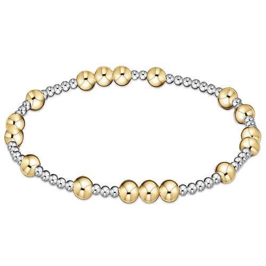 Jewelry E. Newton | Enewton Hope Unwritten 5Mm Bead Bracelet - Mixed Metal