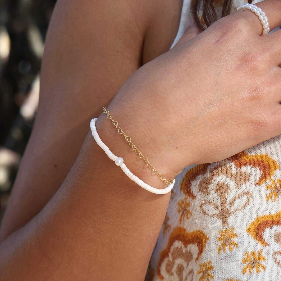 Jewelry Cape Cod Jewelry | Hundred Summers Authentic Puka Shell Bracelet