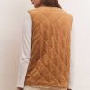 Apparel Z Supply | Cosmos Reversible Vest In Camel Brown