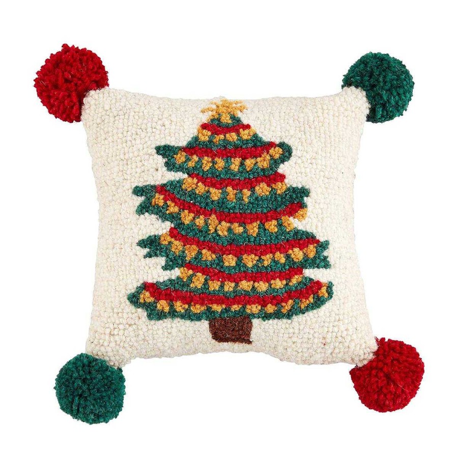 Home & Gifts Mudpie | Tree Mini Hook Pillow