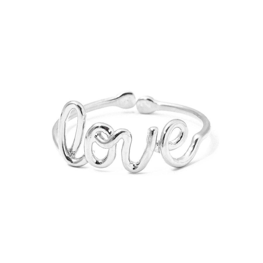 Jewelry Fame | Love Scripted Ring