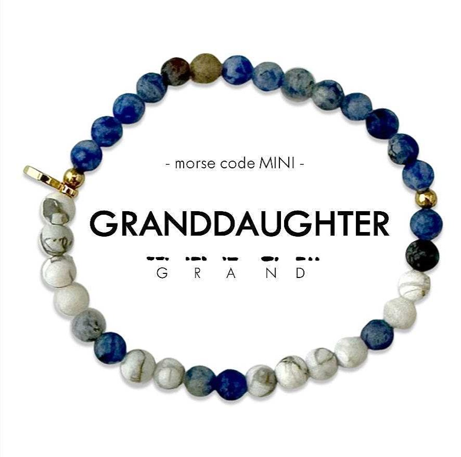 Jewelry Ethic Goods | Morse Code Bracelet Matching Set - Grandma & Mini