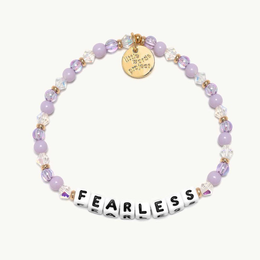 Jewelry Little Words Project | Little Words Project Fearless Lavender Bracelet