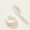 Jewelry Spartina 449 | Cristal Pave Hoop Earrings