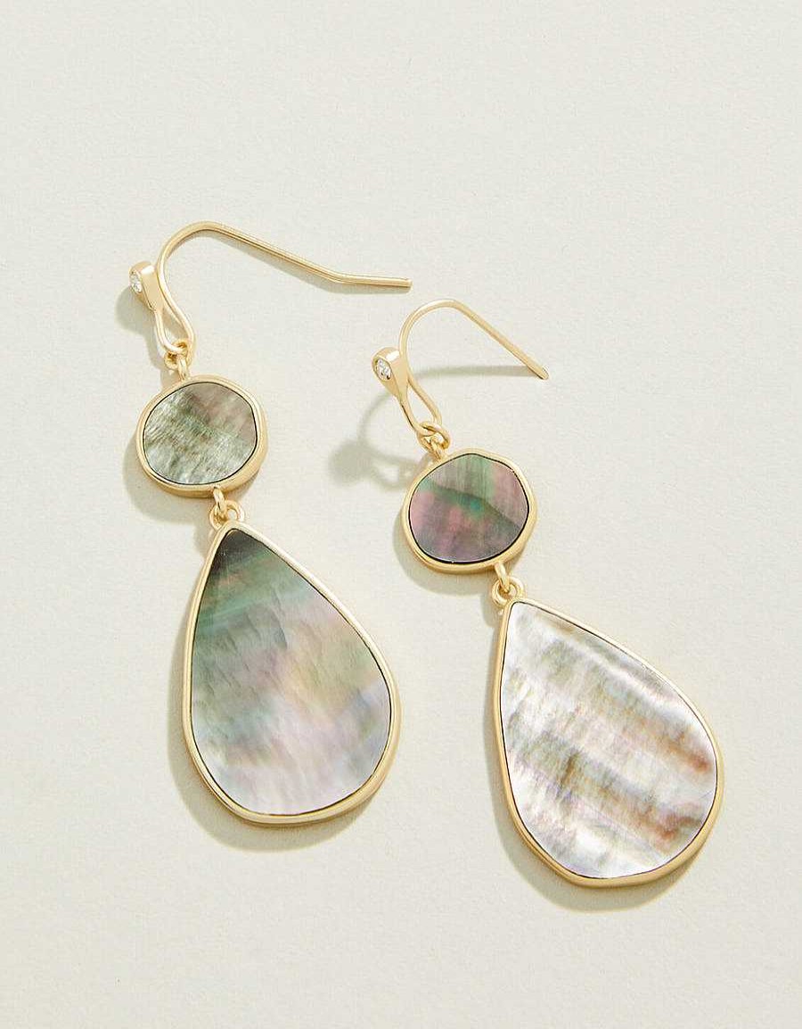 Jewelry Spartina 449 | Batina Earrings Grey Mother Of Pearl