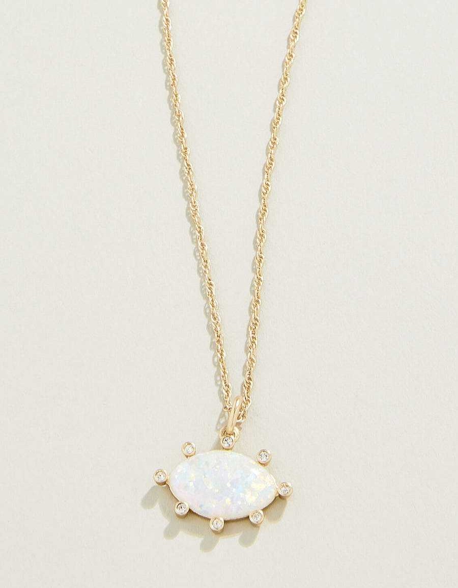 Jewelry Spartina 449 | Opaline Necklace In White Crystal