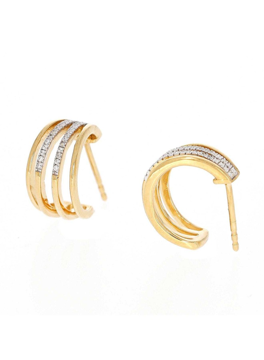 Jewelry Ella Stein | Wrap Around Huggie Earrings