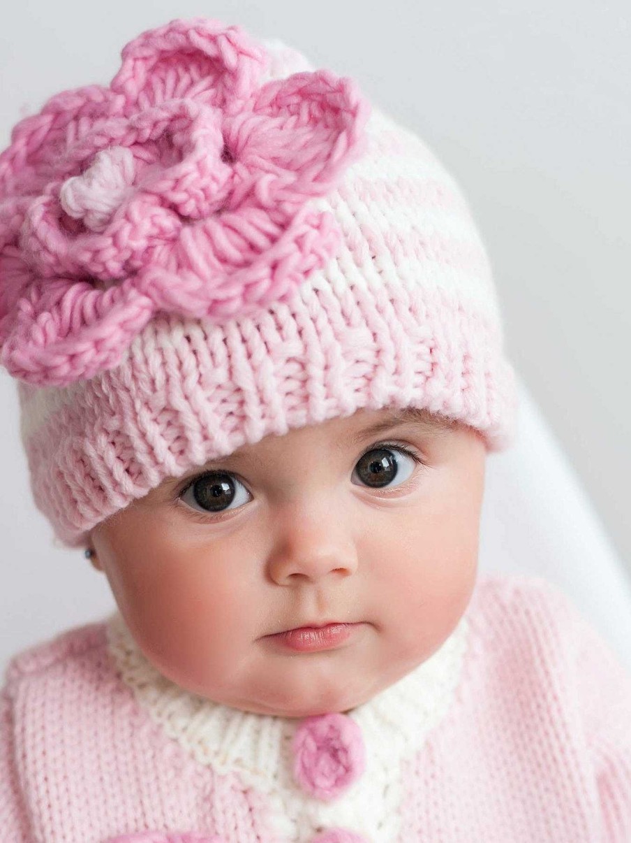 Home & Gifts Huggalugs | Baby Parfait Pink Beanie Hat