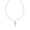 Jewelry Kendra Scott | Gracie Cross Short Pendant Necklace In Crystal