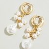 Jewelry Not specified | Cascade Hoop Earrings Pearl