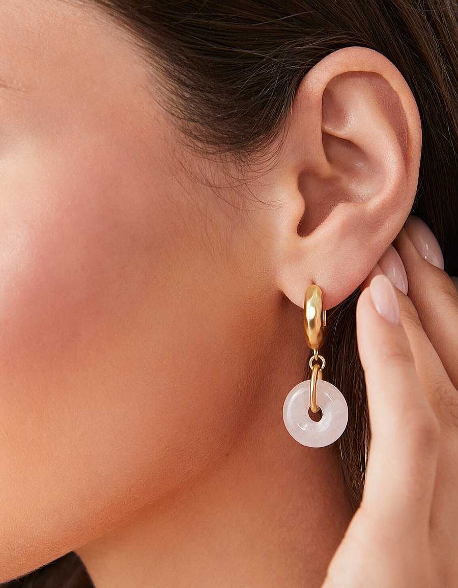 Jewelry Spartina 449 | Ophelia Earrings Rose Quartz