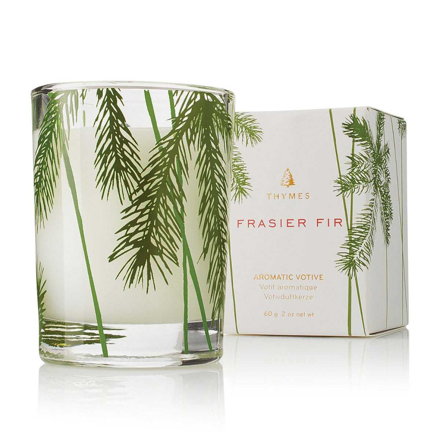 Home & Gifts Thymes | Frasier Fir Votive Pine Needle Candle