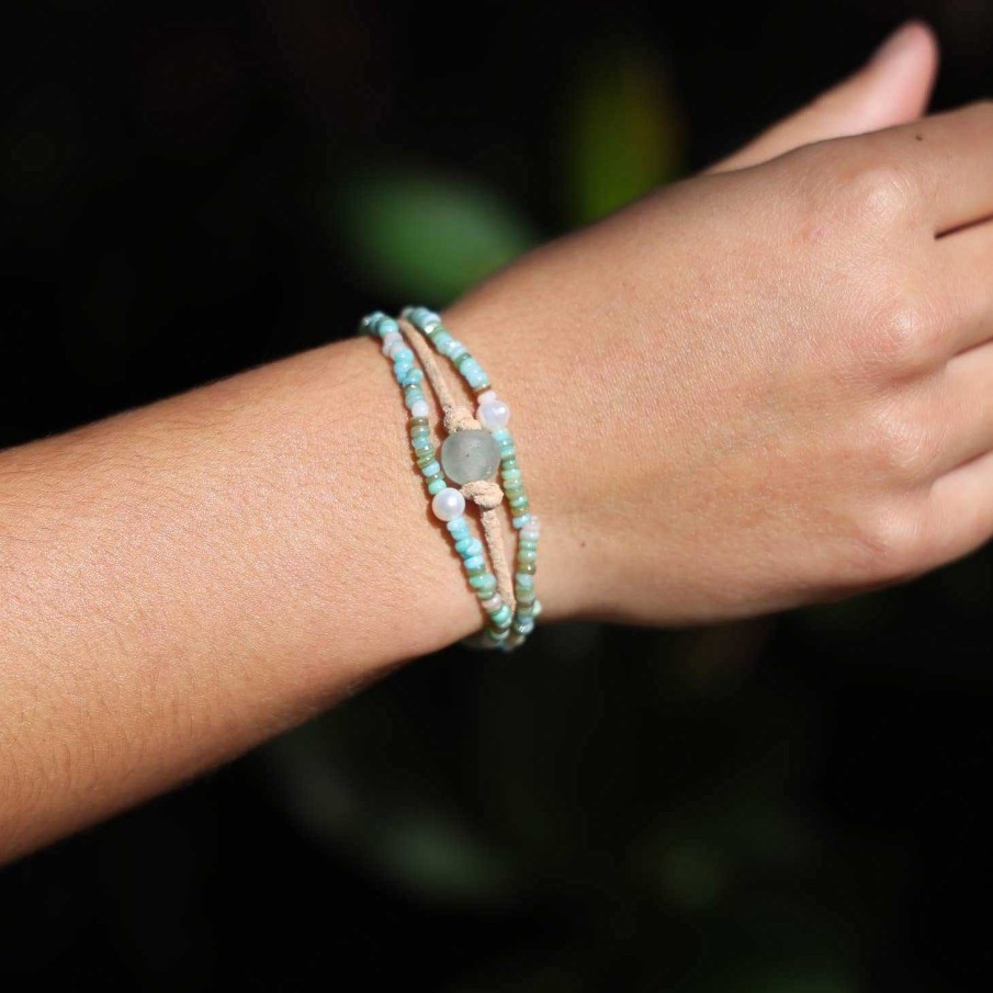 Jewelry Cape Cod Jewelry | New Tide Authentic Puka Shell Bracelet