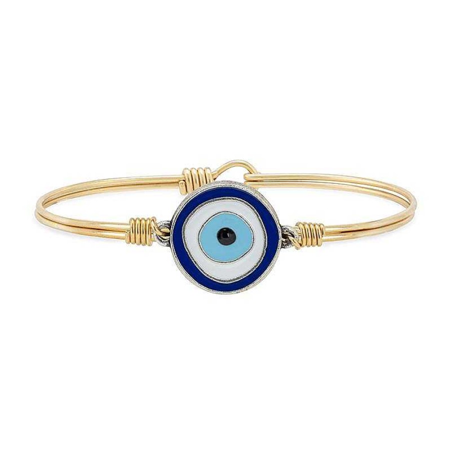 Jewelry Luca + Danni | Evil Eye Amulet Bangle Bracelet