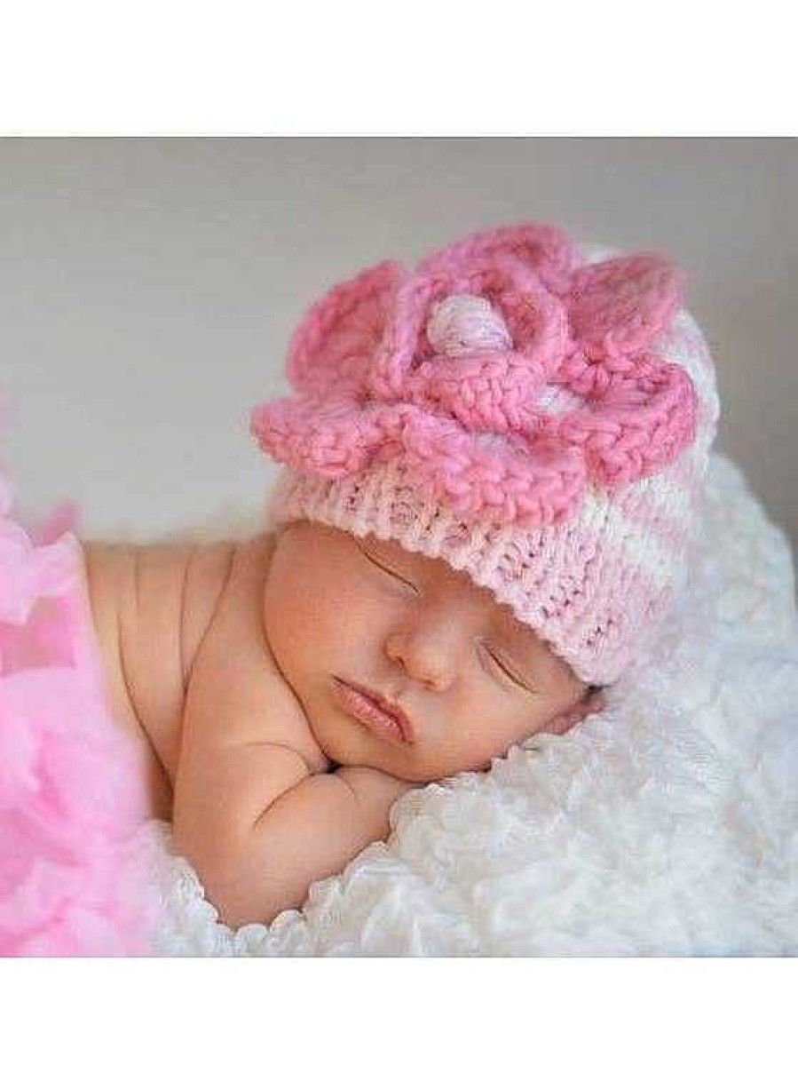 Home & Gifts Huggalugs | Baby Parfait Pink Beanie Hat