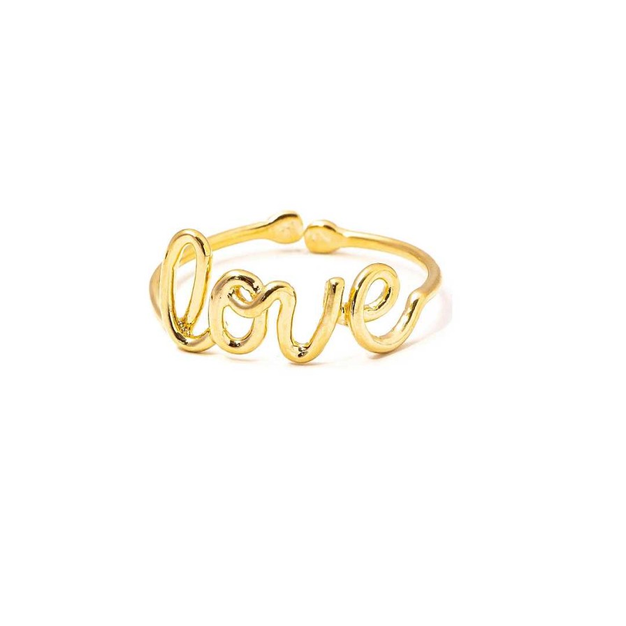 Jewelry Fame | Love Scripted Ring