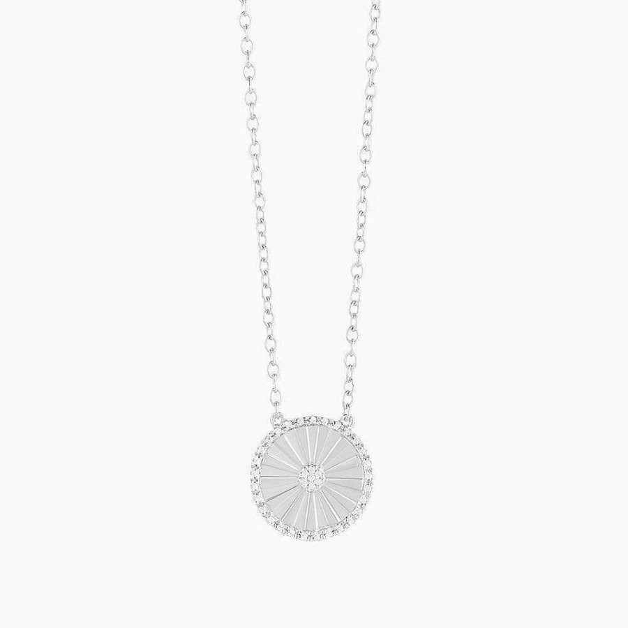 Jewelry Ella Stein | Circle Burst Diamond Necklace