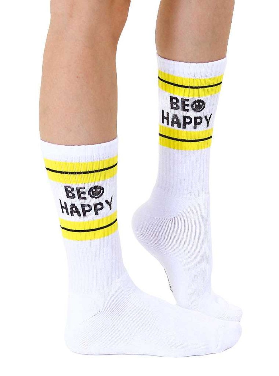 Accessories Living Royal | Classic Crew Socks - Be Happy