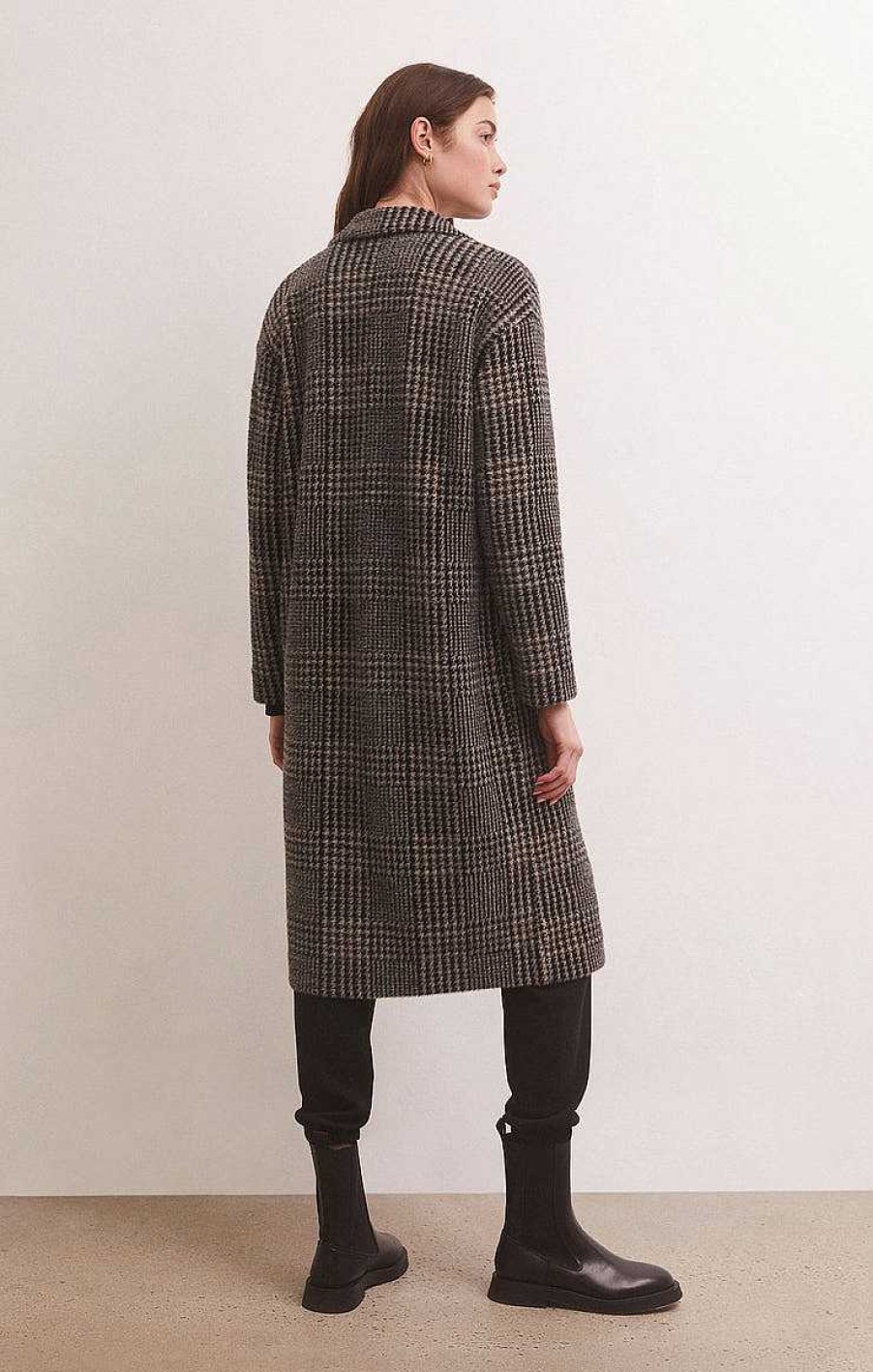 Apparel Z Supply | Mason Houndstooth Coat