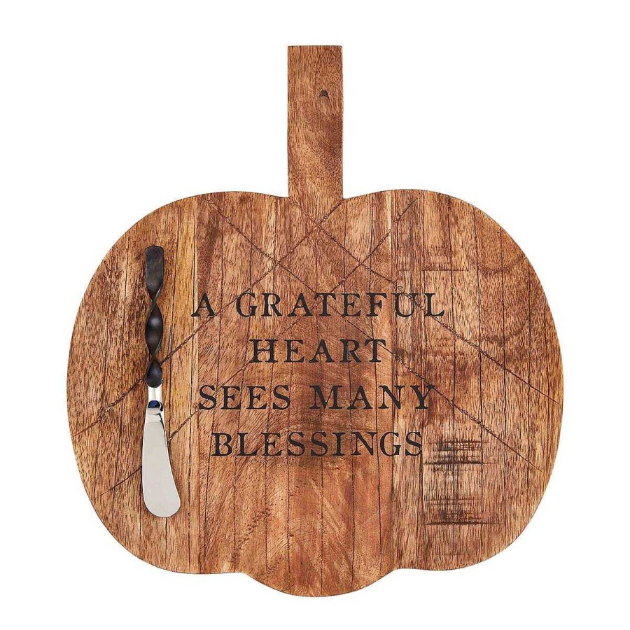 Home & Gifts Mudpie | Grateful Serving Board