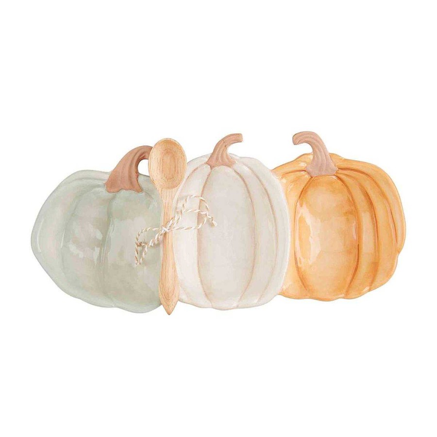 Home & Gifts Mudpie | Pumpkin Triple Dip Set