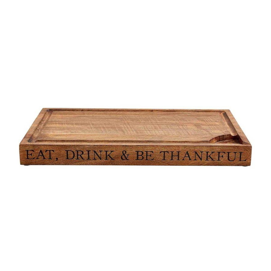 Home & Gifts Mudpie | Eat, Drink & Be Thankful Cutting Board