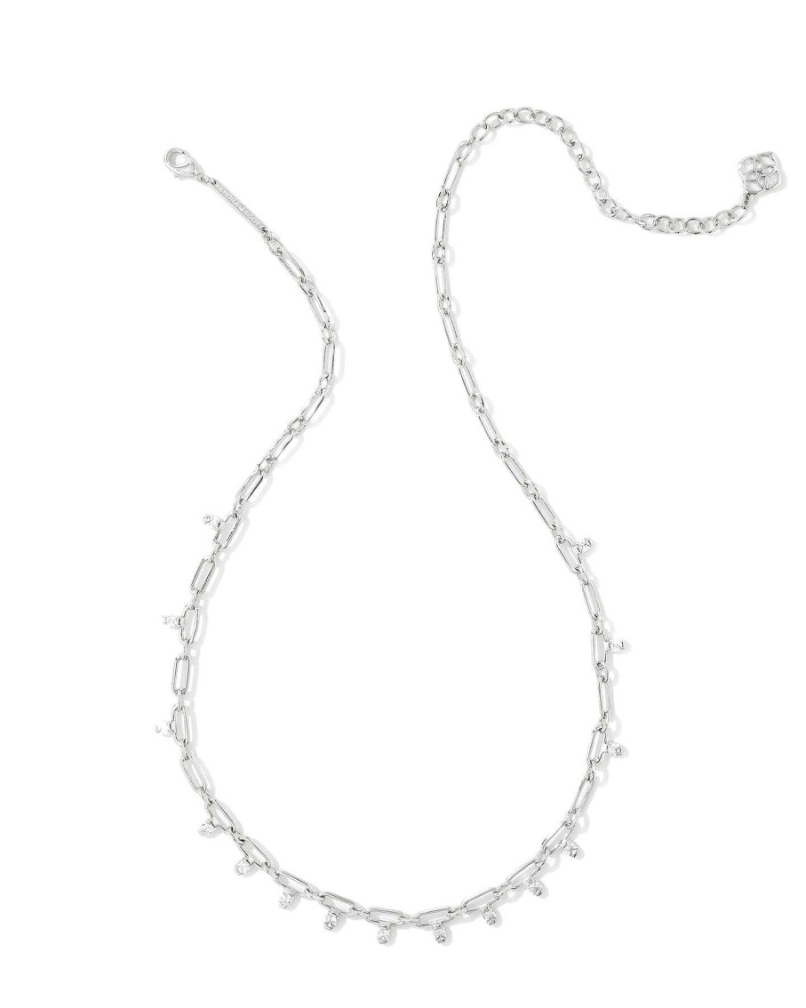 Jewelry Kendra Scott | Lindy Crystal Chain Necklace