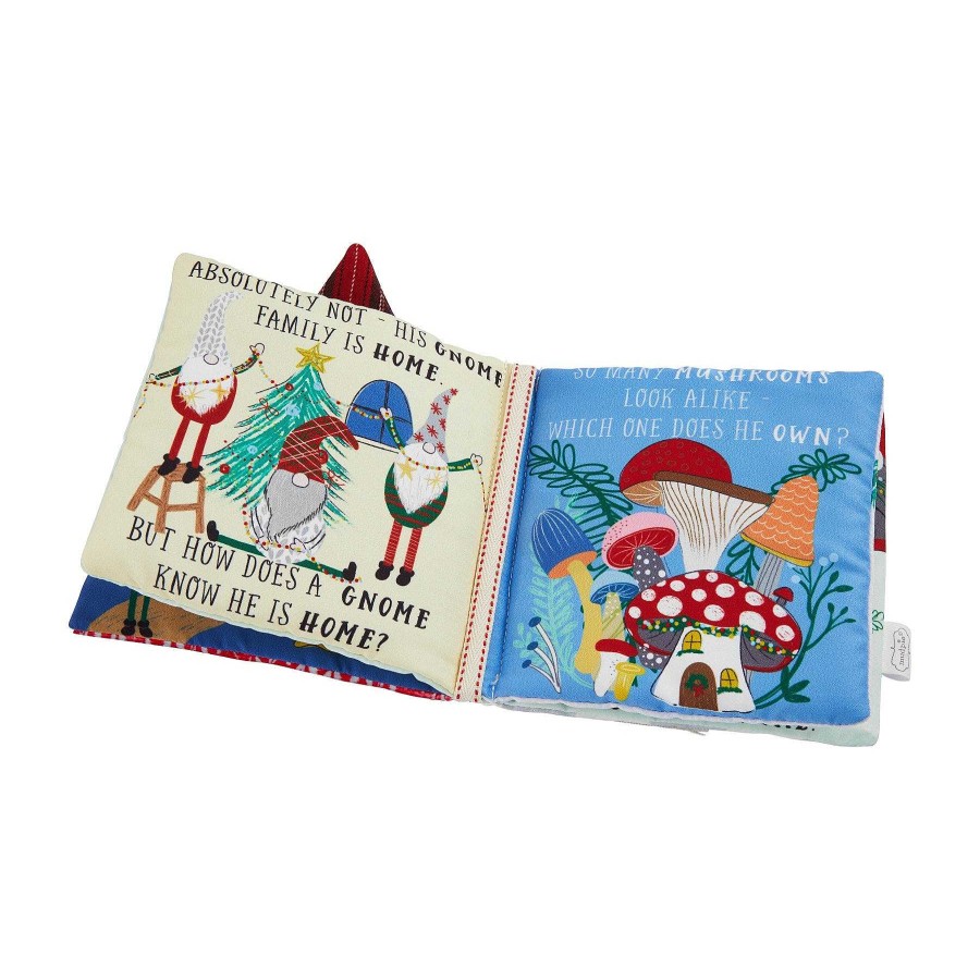 Home & Gifts Mudpie | Gnomes For The Holidays Soft Baby Book