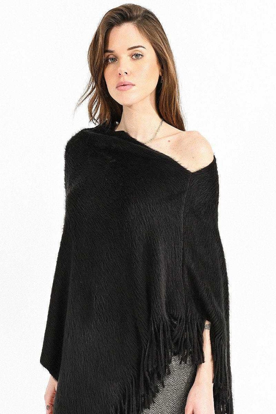 Apparel Molly Bracken | Fireside Fringe Poncho