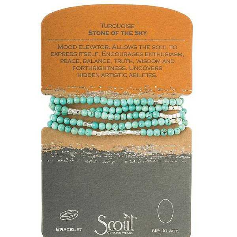 Jewelry Scout Curated Wears | Scout Curated Wears Stone Wrap- Turquoise/Silver