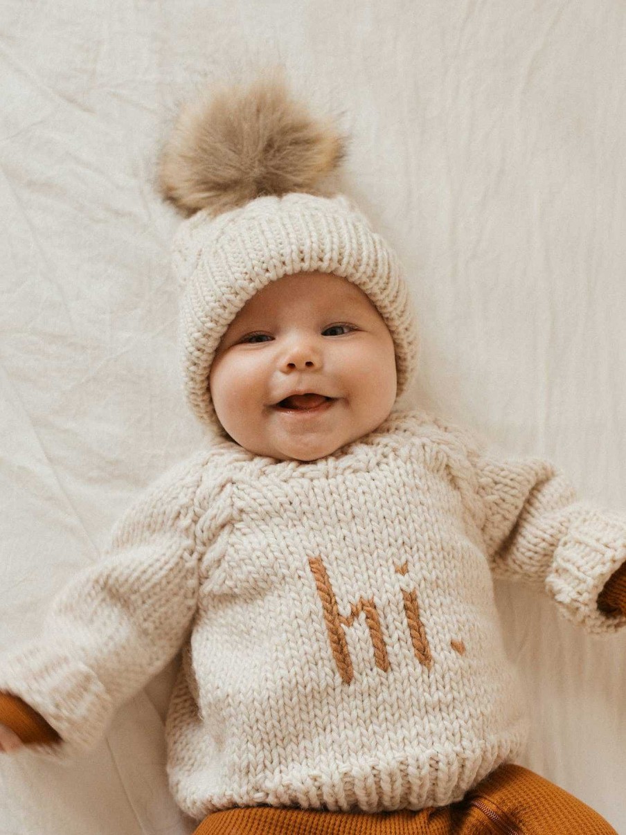 Home & Gifts Huggalugs | Baby Hi Pecan Sweater