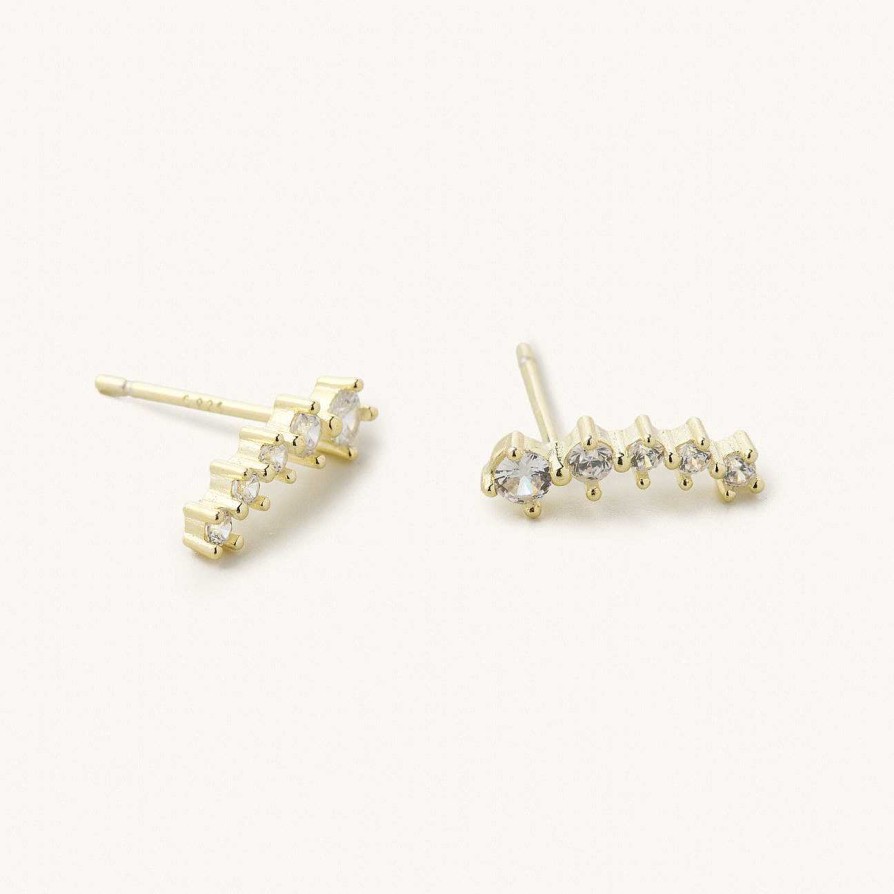 Jewelry Nikki Smith Designs | Crystal Bar Studs