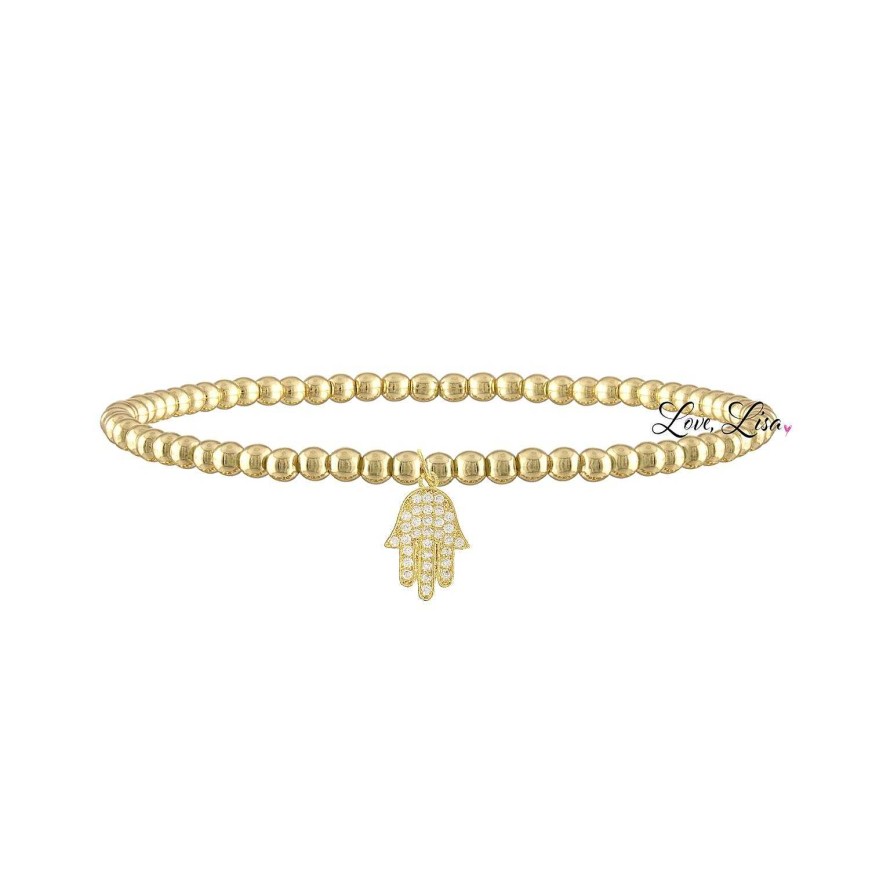 Jewelry Love Lisa | Little Hamsa Charming Bracelet