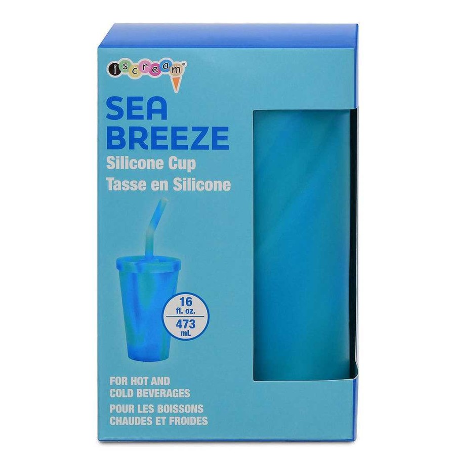 Home & Gifts I Scream | Sea Breeze Silicone Cup & Straw