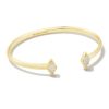 Jewelry Kendra Scott | Kinsley Gold Cuff Bracelet In Iridescent Drusy