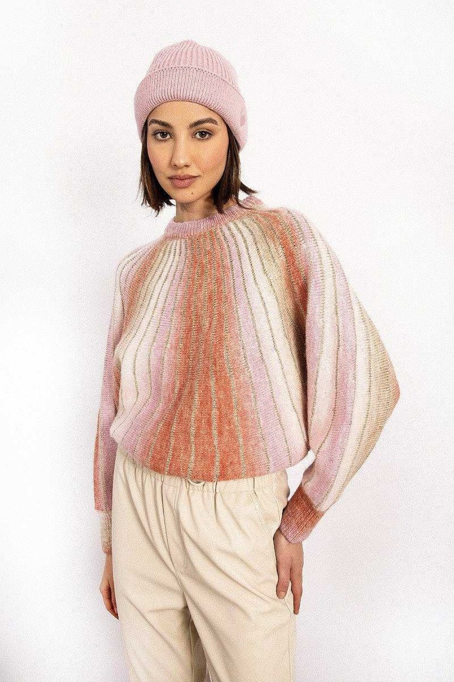 Apparel Molly Bracken | Pink Sunset Sweater