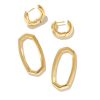 Jewelry Kendra Scott | Danielle Gold Crystal Convertible Link Earrings