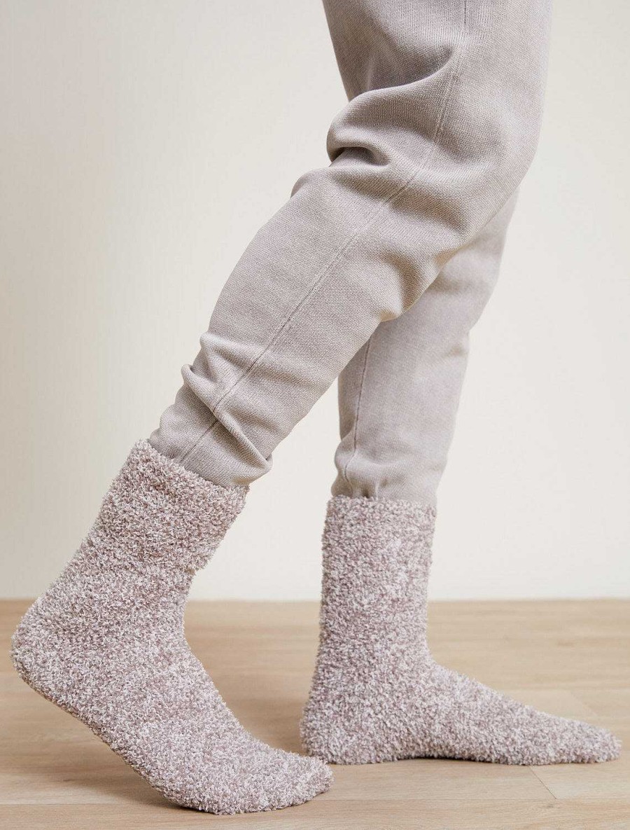 Accessories Barefoot Dreams | Cozychic Heathered Men'S Socks