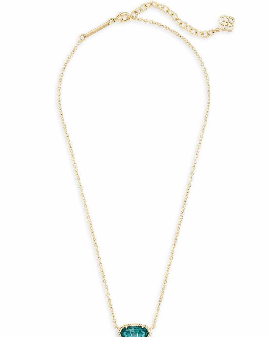 Jewelry Kendra Scott | Elisa Gold Necklace In London Blue